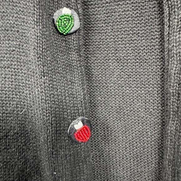 Lisa international Santa Christmas Cardigan 3X - Picture 4 of 10